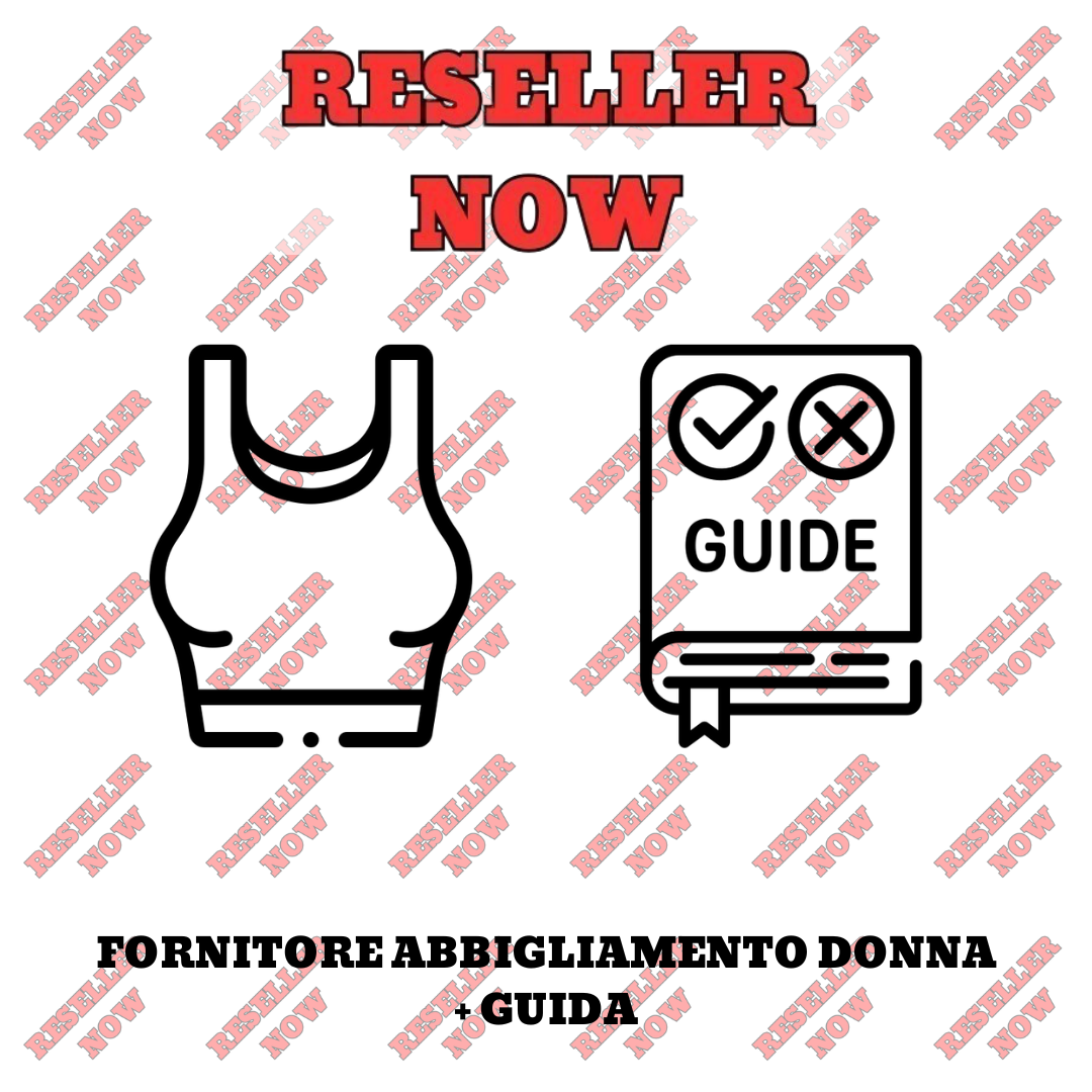 FORNITORE ABBIGLIAMENTO DA DONNA + GUIDA